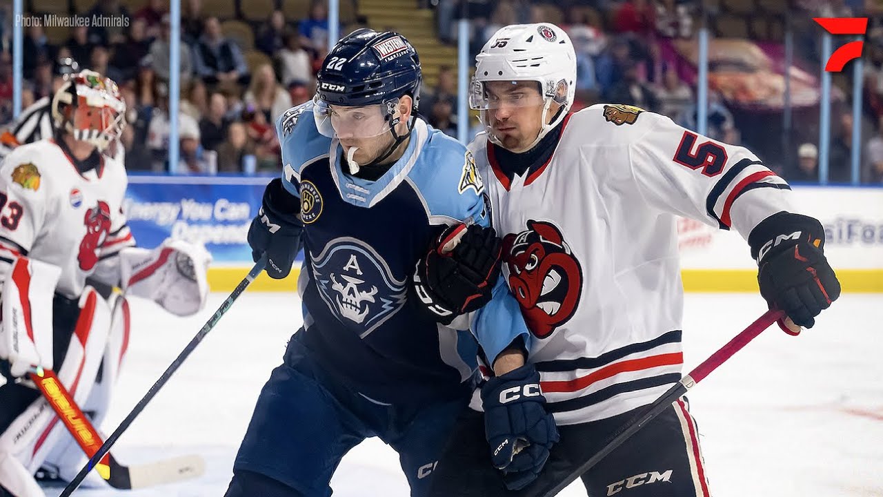 HIGHLIGHTS: Game 1 Rockford IceHogs vs Milwaukee Admirals | AHL Calder Cup Playoffs