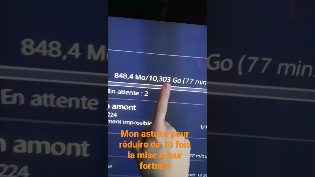 mon astuce pour r&eacute;duire consid&eacute;rablement le temps de mise &agrave; jour de fortnite