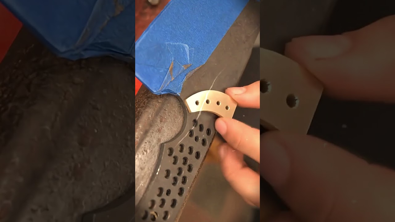 Transform Rusty Seeder Disc in to Razor Sharp Knife - ASMR