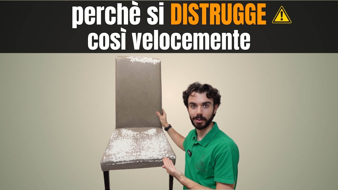 Sedie in finta pelle rovinate: quando conviene sistemarle (e quando NO)