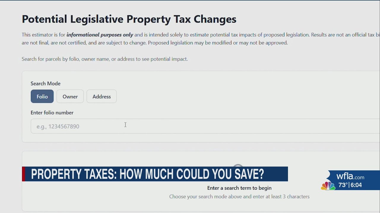 How proposed Florida property tax cuts could impact Hillsborough County residents