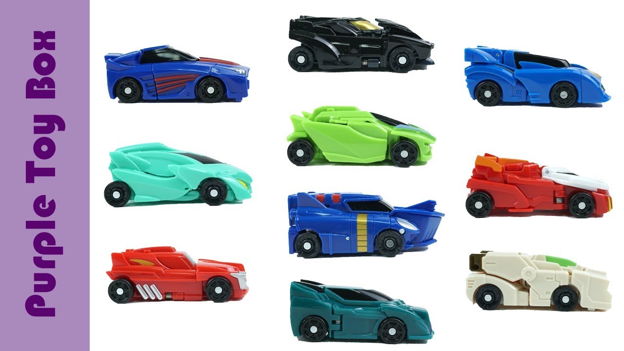 10x Pasha Mecard Car Transformer Toys 10종 빠샤메카드 모음 실프 렘렘 코르피오 무사 포레곤 크리