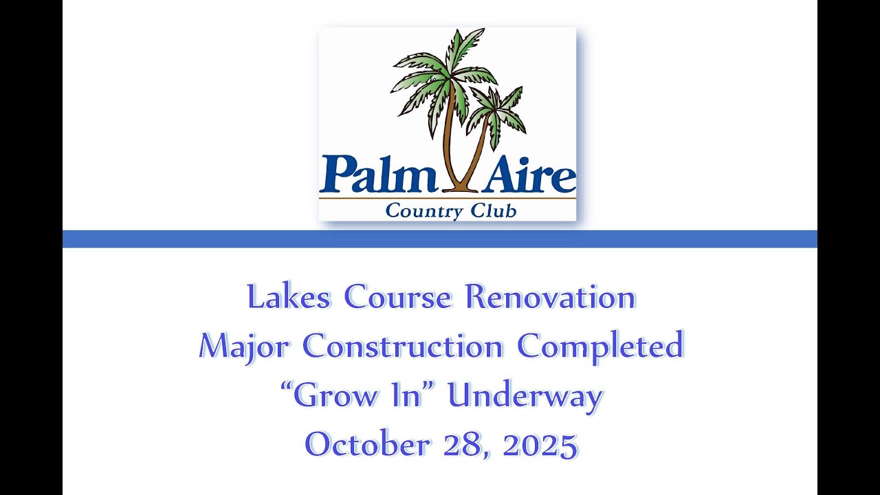 Lakes Course Fly Over #_4_ 10-28 25