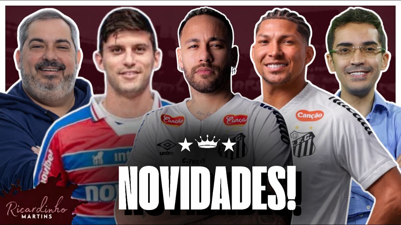 Ex-Palmeiras KUSEVIC é o alvo do SANTOS? | RONY e NEYMAR perto da estreia | PEIXE tenta quebrar tabu