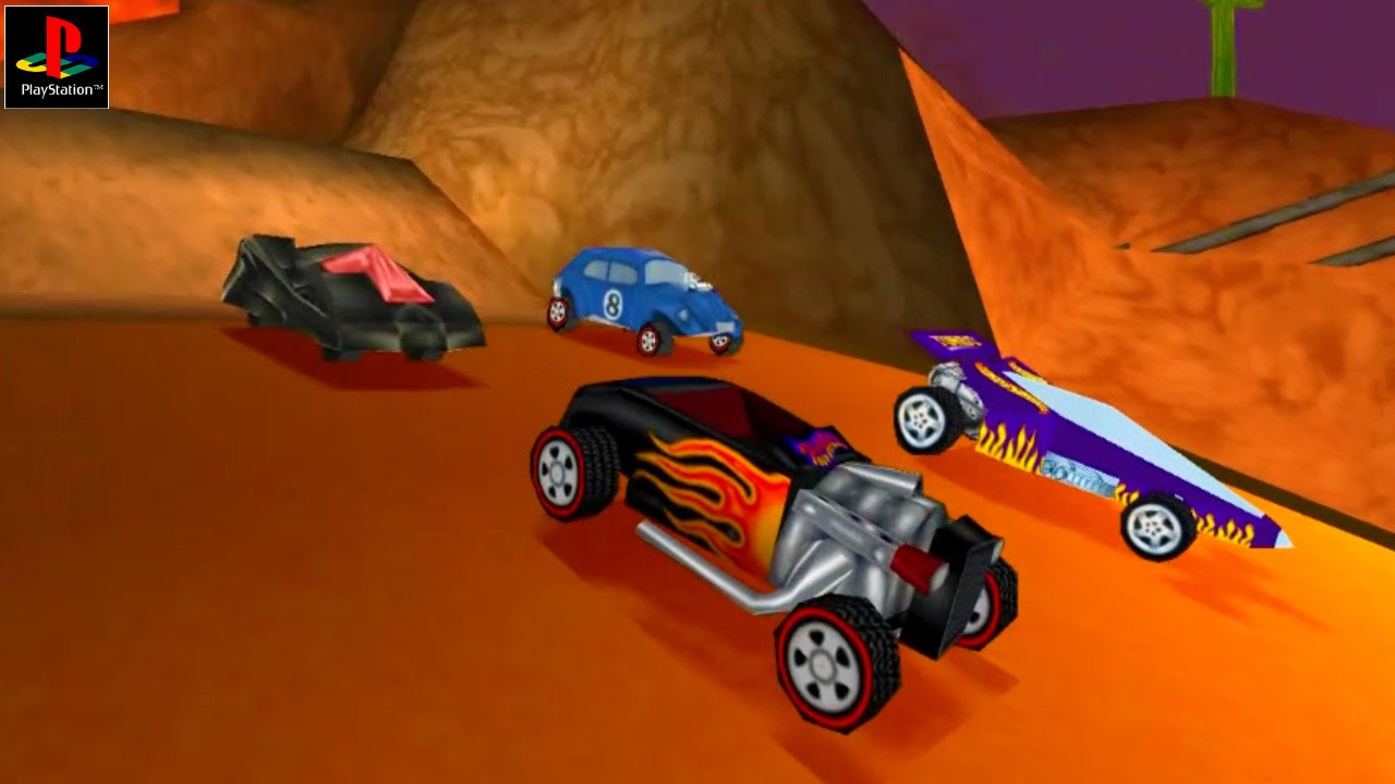 Hot Wheels Turbo Racing - Gameplay PSX / PS1 / PS One / HD 720P (Epsxe)