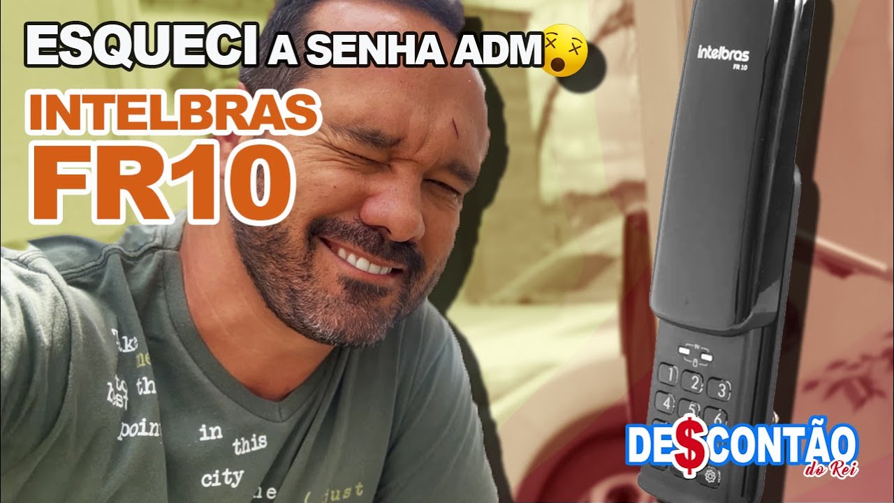 INTELBRAS FR10 RESET - RESTAURANDO PADRÃO DE FÁBRICA DA FECHADURA