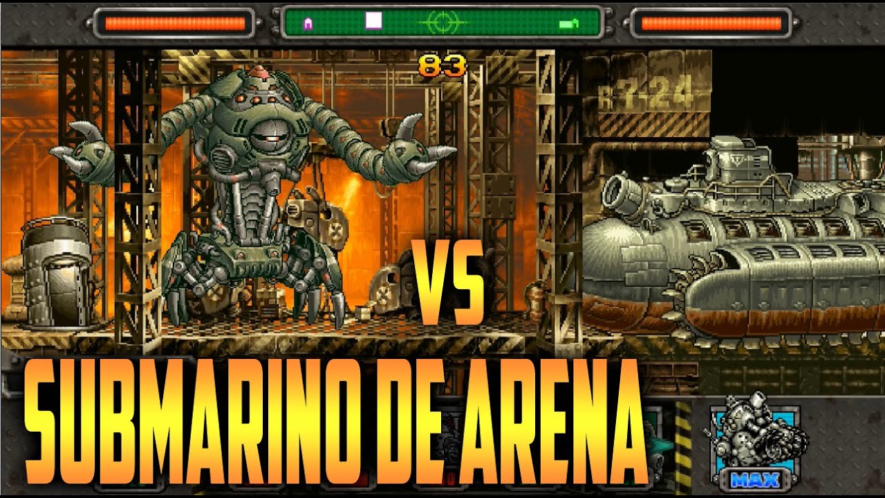 Защита от Metal Slug — Sand Marine против Crablops, Allen O'Neil (Wrath), Slug Gigant и т. д. — #...