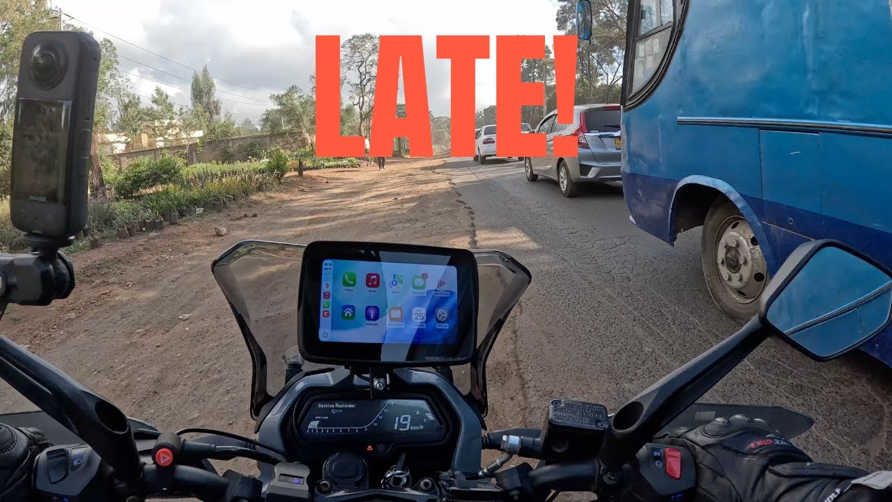 Late Start, Still Made It! Nairobi Motorcycle Commute ⏱️🏍️