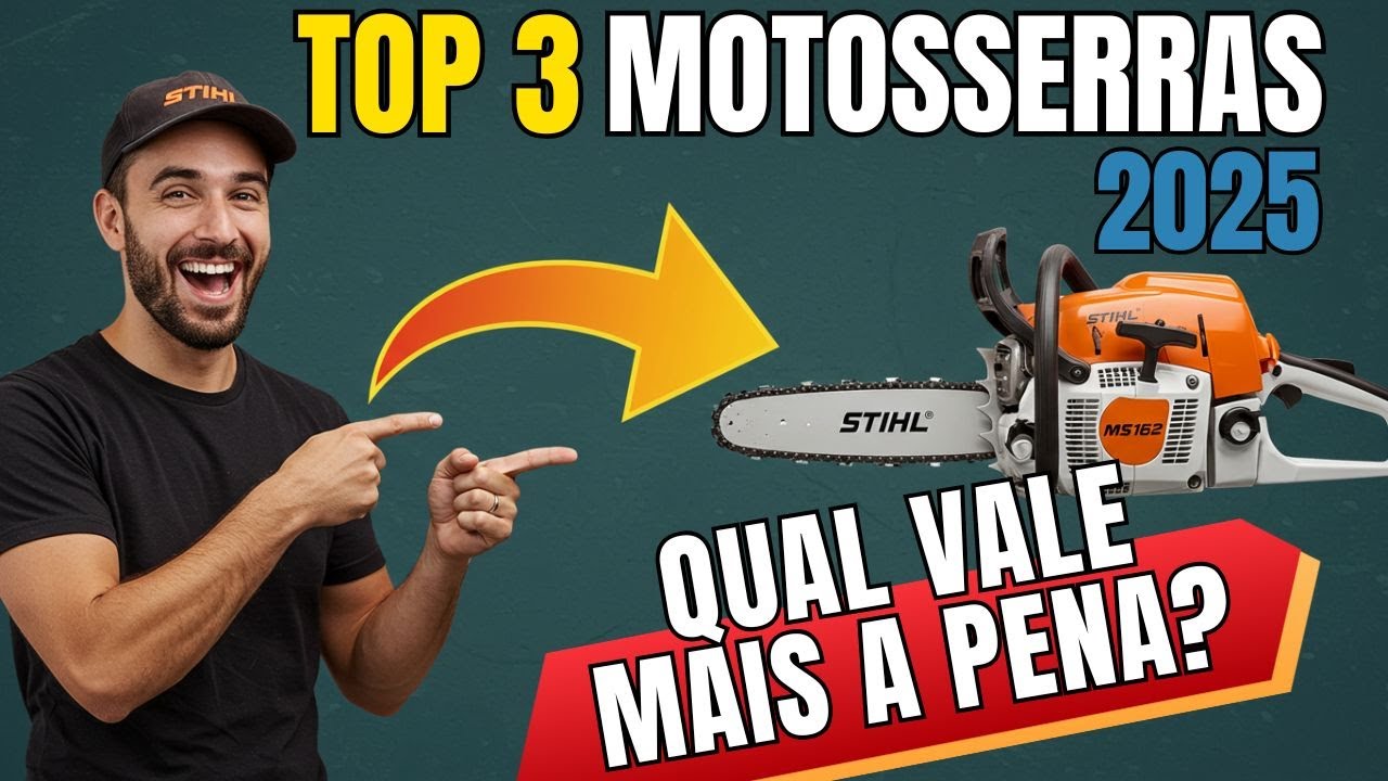Top 3 Motosserras a Gasolina Potentes e Baratas pra Uso Pesado em 2025!