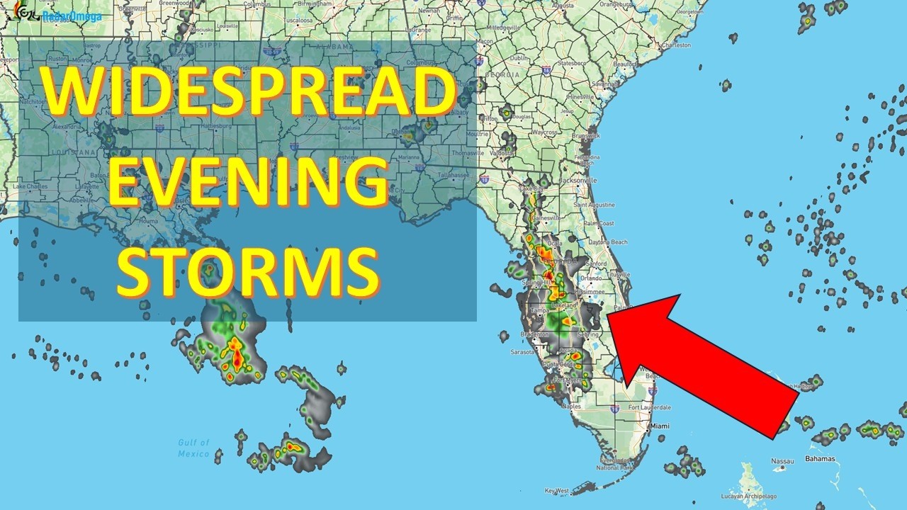 Florida Weather Live — 36 Hour Outlook, Shower & Storm Chances + Live Webcam Views