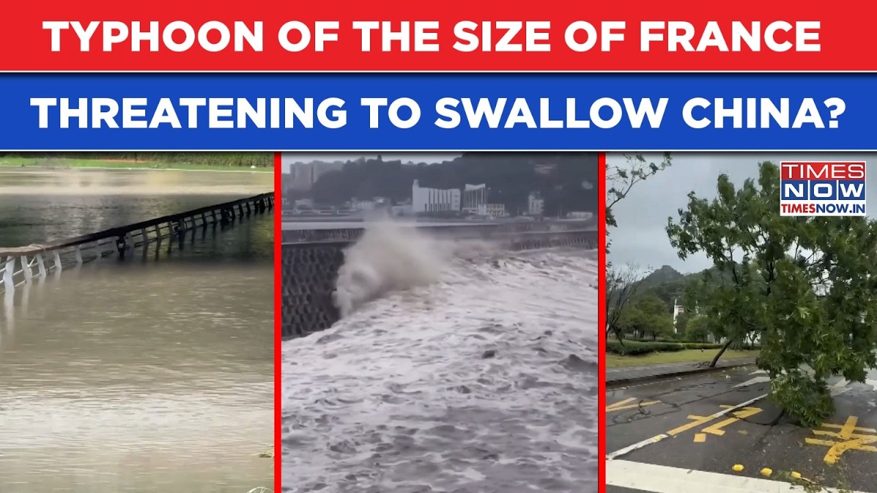 China Threatened By France Sized Typhoon? Millions Flee As Villages Sink Amid Heavy Rains, Floods