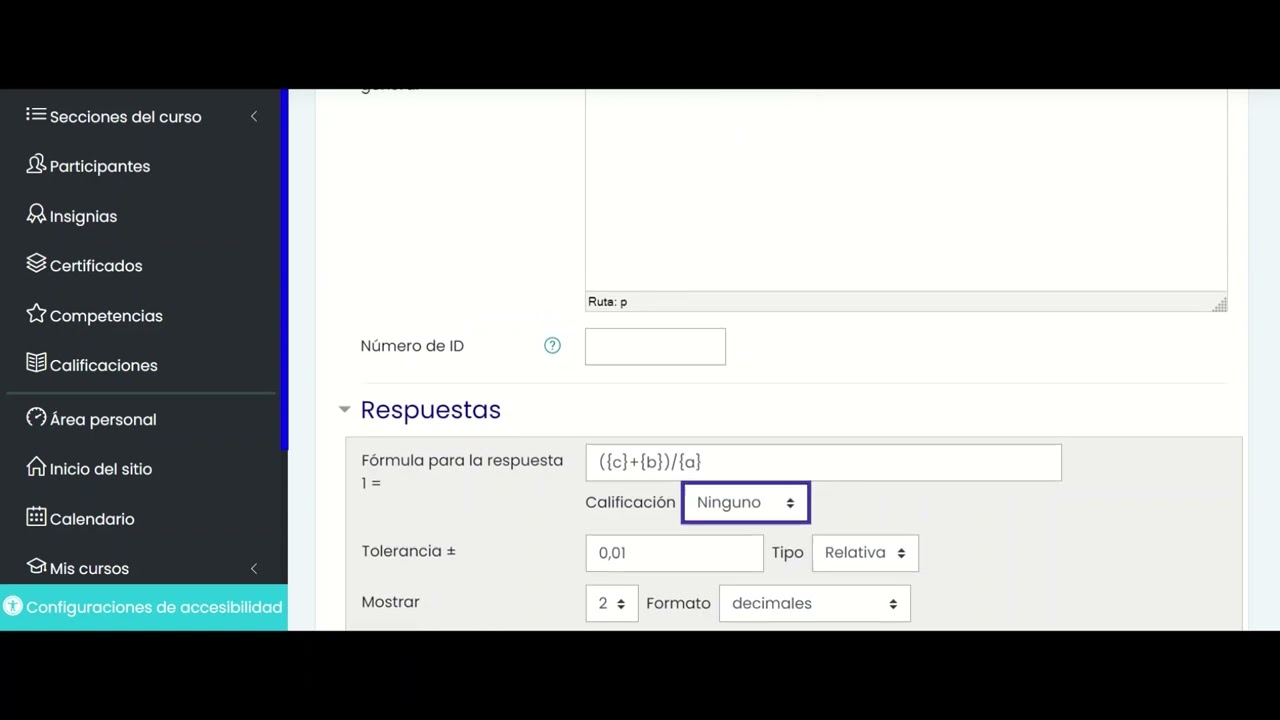 Moodle - Pregunta calculada simple con fórmula