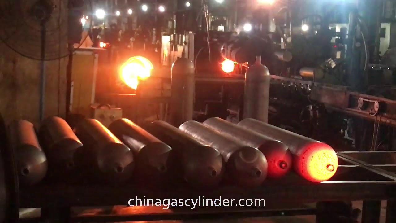 seamless steel gas cylinder production process