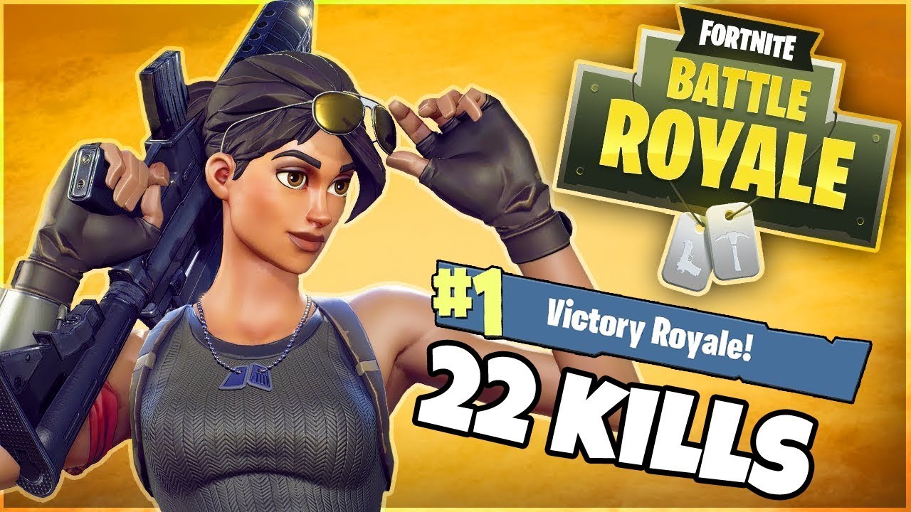 Fortnite Gameplay highlights (INSANE 22 KILL WIN)
