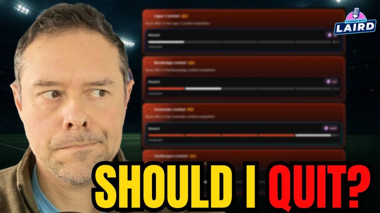 Should I Just Quit? Rethinking My Sorare In-Season Strategy (PART 2)