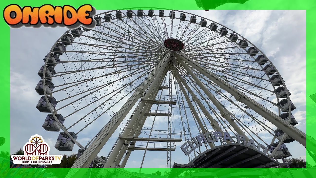 Europa Rad - Kipp Riesenrad (Onride POV) Kirmes Video P&uuml;tzchens Markt 2023 Bonn Ferris wheel Europa