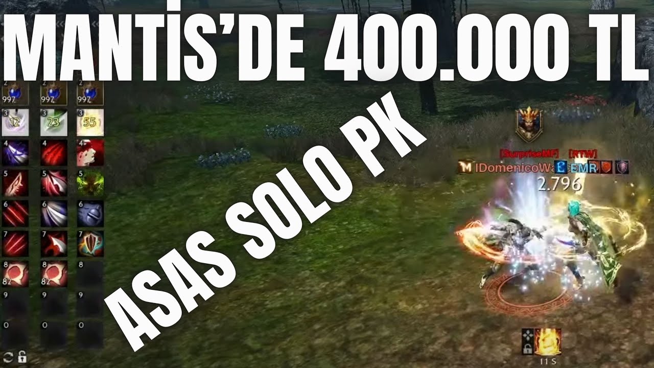 Rise Online MANTİS | 400.000 TL Değerinde Asasa Girdim | MANTİS SOLO ASAS PK ! |