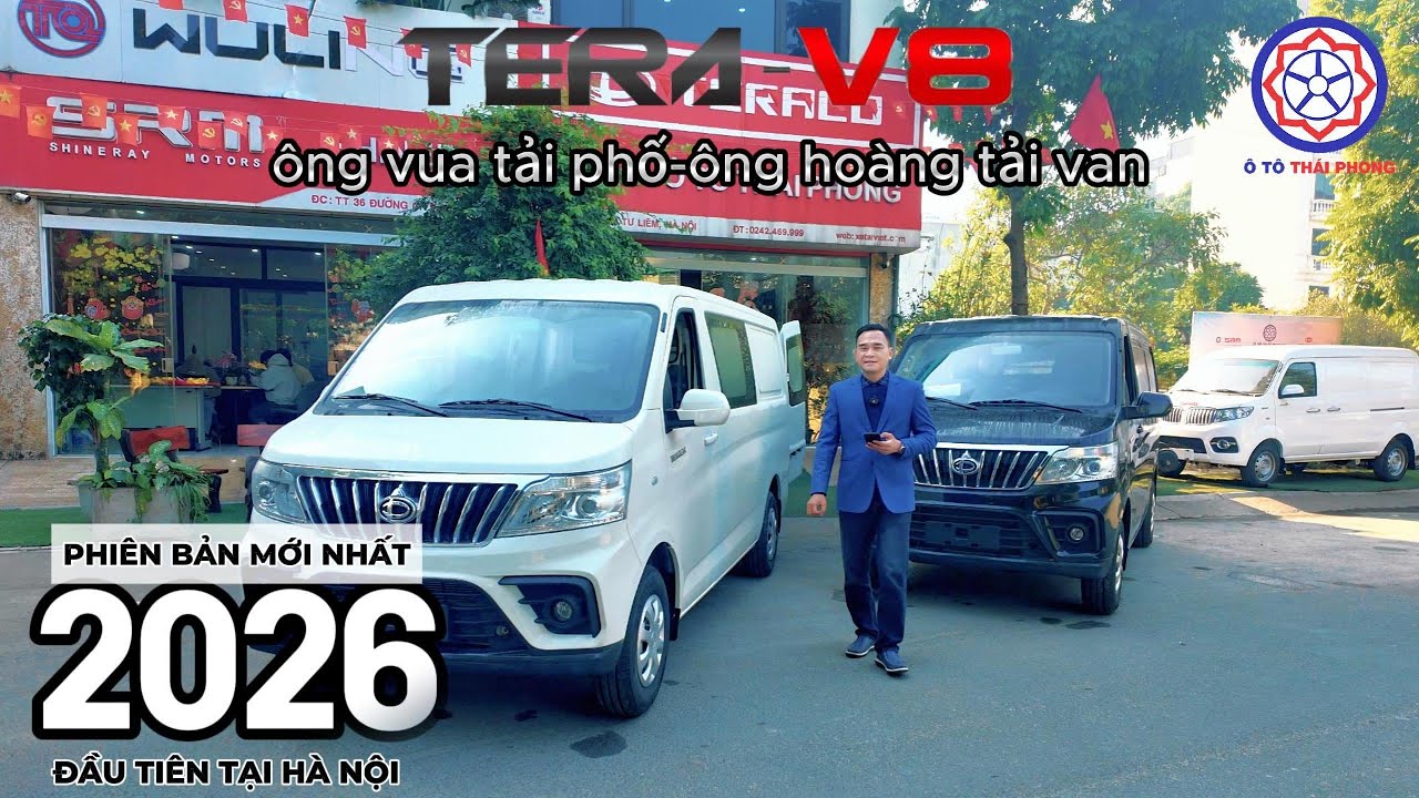 TERA V8 | 2026 mới nhất đã có mặt tại Ô Tô Thái Phong | 5 chỗ & 2 chỗ | Tải trọng 945kg |