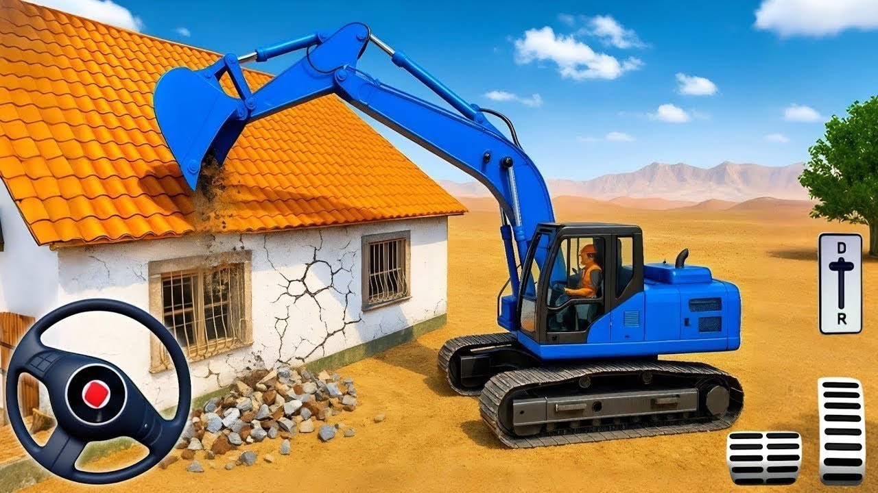 🚨🚧City Road Construction Simulator 3D - JCB Game 3D Road Construction - Android Gameplay