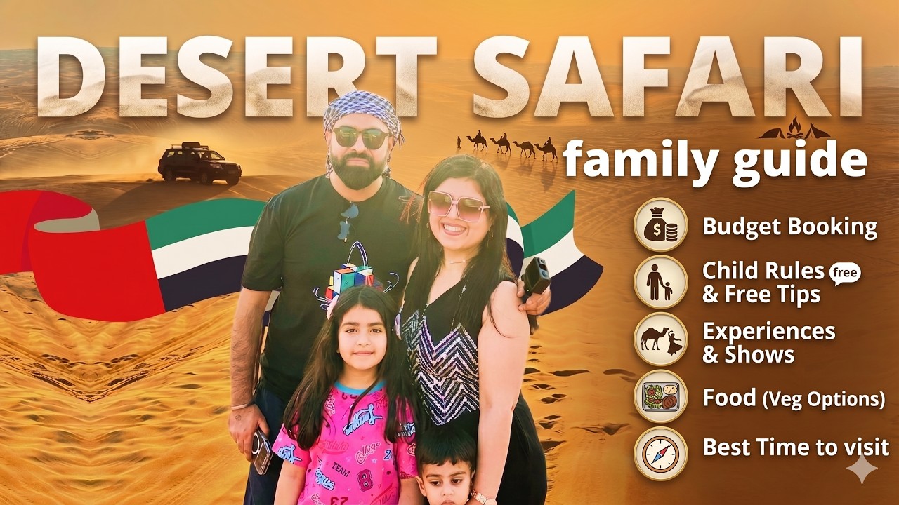 Dubai Desert Safari Full Guide 2026  Budget Booking, Child Ticket Rules & Food