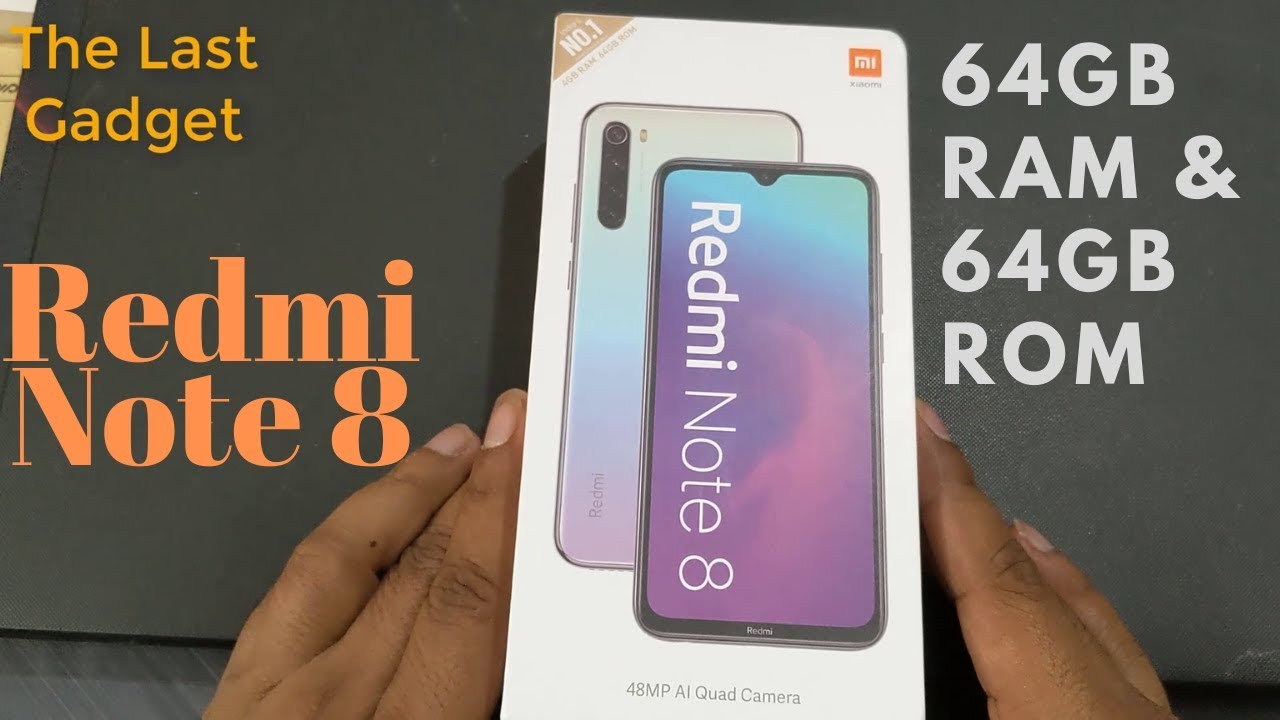 Xiaomi Redmi Note 8 Neptune Blue 4GB RAM & 64GB Unboxing In Hindi | Camera Sample & Price In India