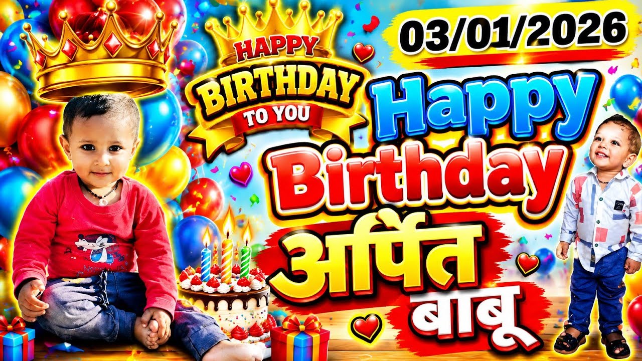 Arpit Babu Ka Birthday 🎂🎶 | Bhojpuri Happy Birthday Song | AP BABU