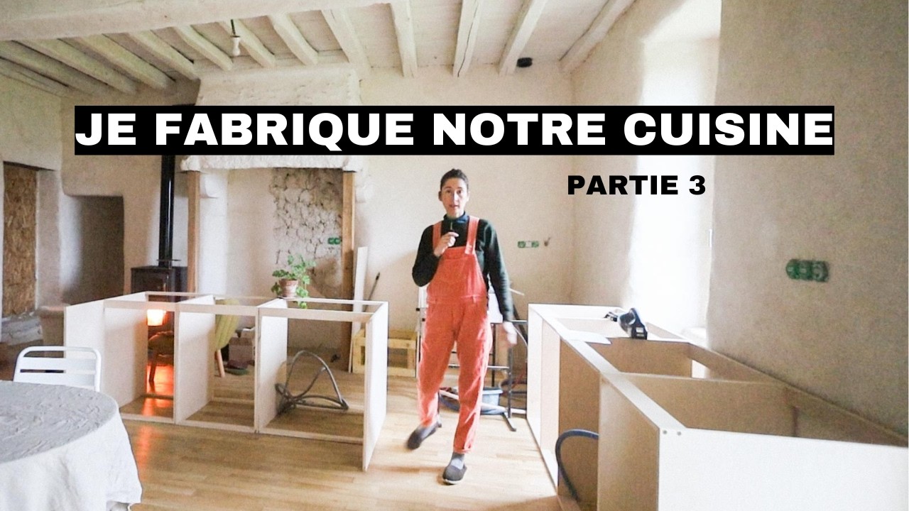 Un îlot sur mesure pour la cuisine ! C'est beau ! (et c'est moi qui l'ai fait 😁 ) - Rénovation Ep.44