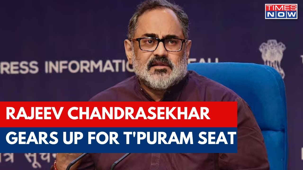 Thiruvananthapuram: Rajeev Chandrasekhar Visits Ganapathy Temple & Padmanabhaswamy Temple