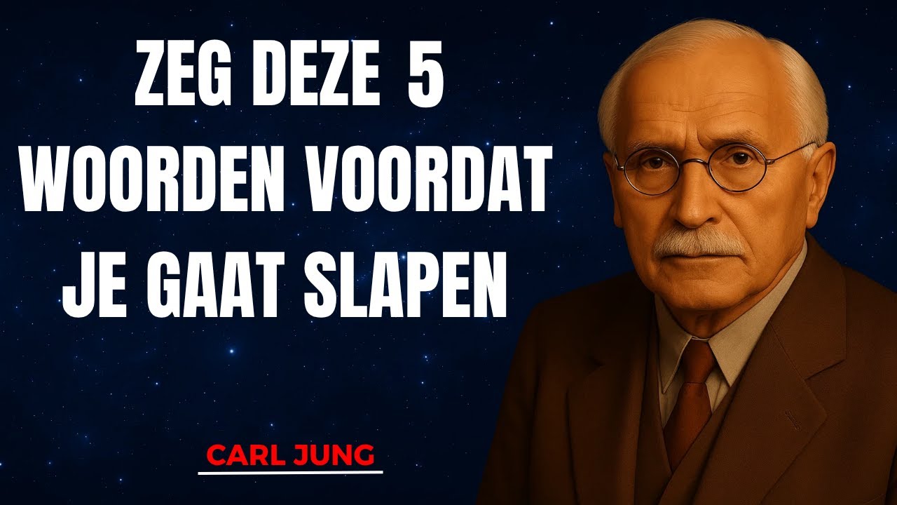 CARL JUNG | Hoe deze 5 krachtige woorden voor het slapengaan je leven kunnen veranderen!