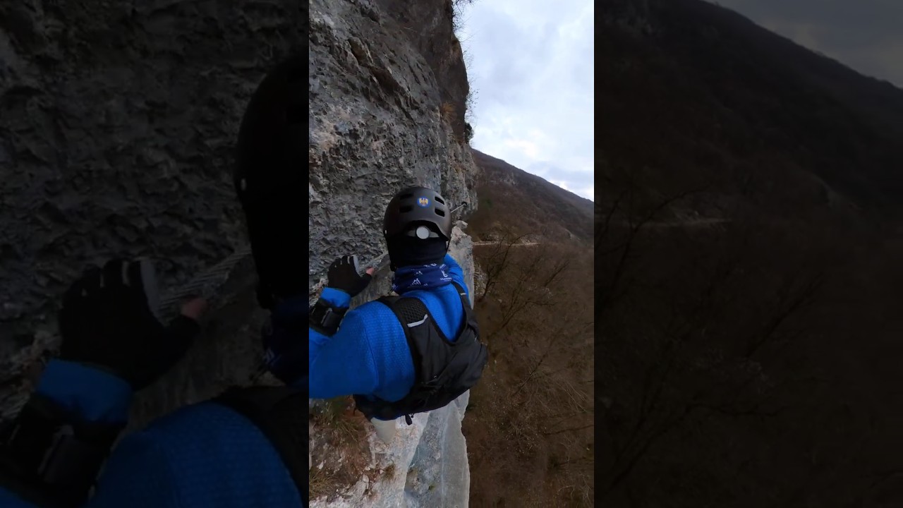 Valmeduna via ferrata immersive adventure in 360&deg; | Thrilling climb with Insta360 ONE R!