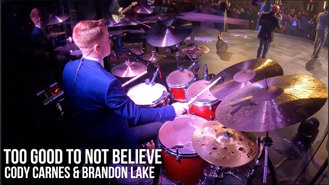 Too Good To Not Believe Drum Cover // Cody Carnes & Brandon Lake // Brett Middleton