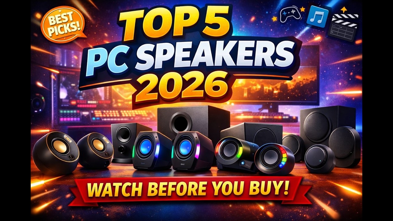 Top 5 PC Speakers 2026 – Best Sound & Bass for Any Budget Buyer’s Guide