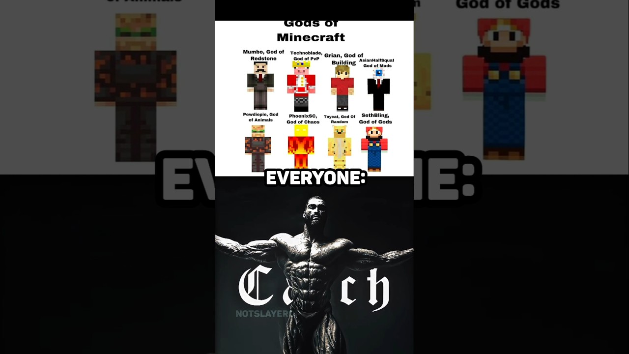 God's of minecraft 🗿