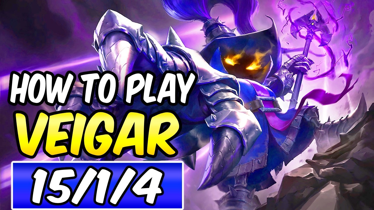 THE ONLY VEIGAR GUIDE YOU NEED - HOW TO PLAY VEIGAR MID | Best Build & Runes | League of Legends