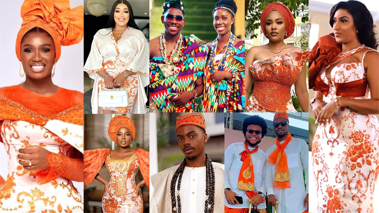 How Nigerian & Ghanaian CELEBRITIES DRESSED For Moses Bliss & Marie Traditional Marriage #mosesbliss