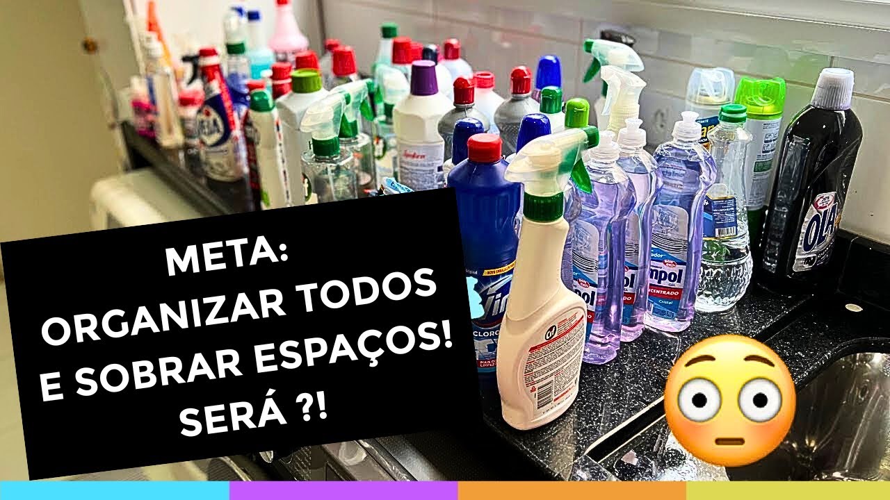 ORGANIZANDO MEUS PRODUTOS DE LIMPEZA: DICAS PRÁTICAS E FUNCIONAIS | Organize sem Frescuras 