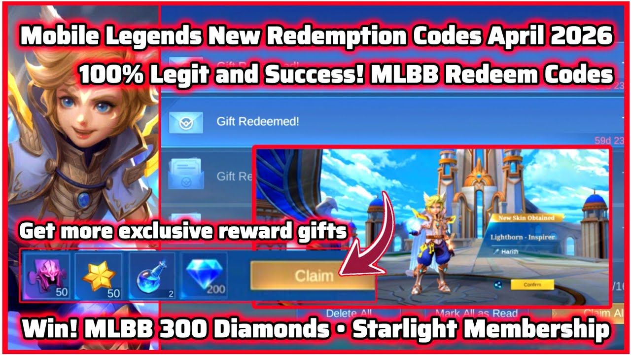 2 промокода для Mobile Legends на 1 апреля 2026 года &mdash; бесплатная карта Starlight за каждый первы...
