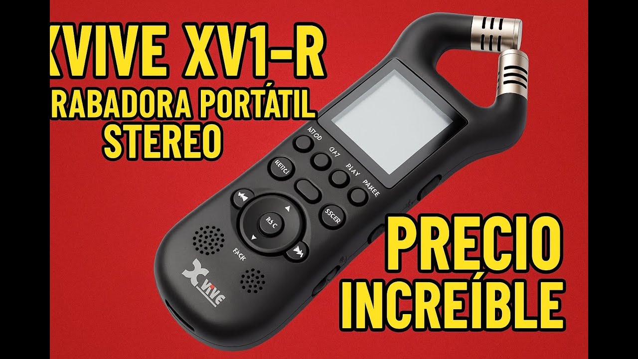 XVIVE XV1-R GRABADORA PORTATIL STEREO - PRECIO INCREIBLE