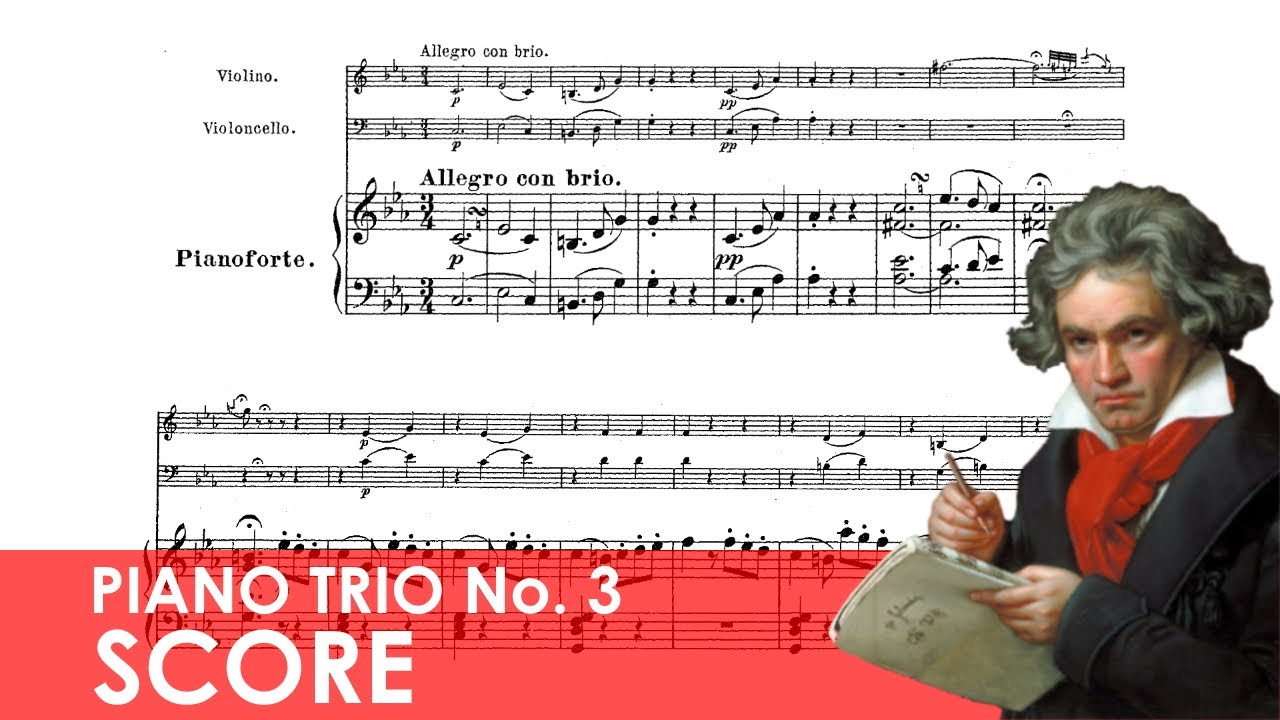BEETHOVEN Piano Trio No. 3 in C minor (Op. 1, No. 3) Score