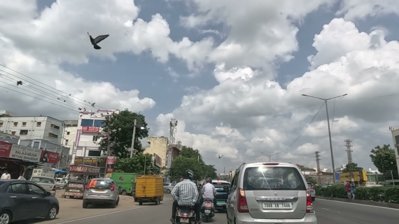 Auto Nagar & Vanasthalipuram Areas-Hyderabad Latest Developments on NH-65 Road-Telangana-India