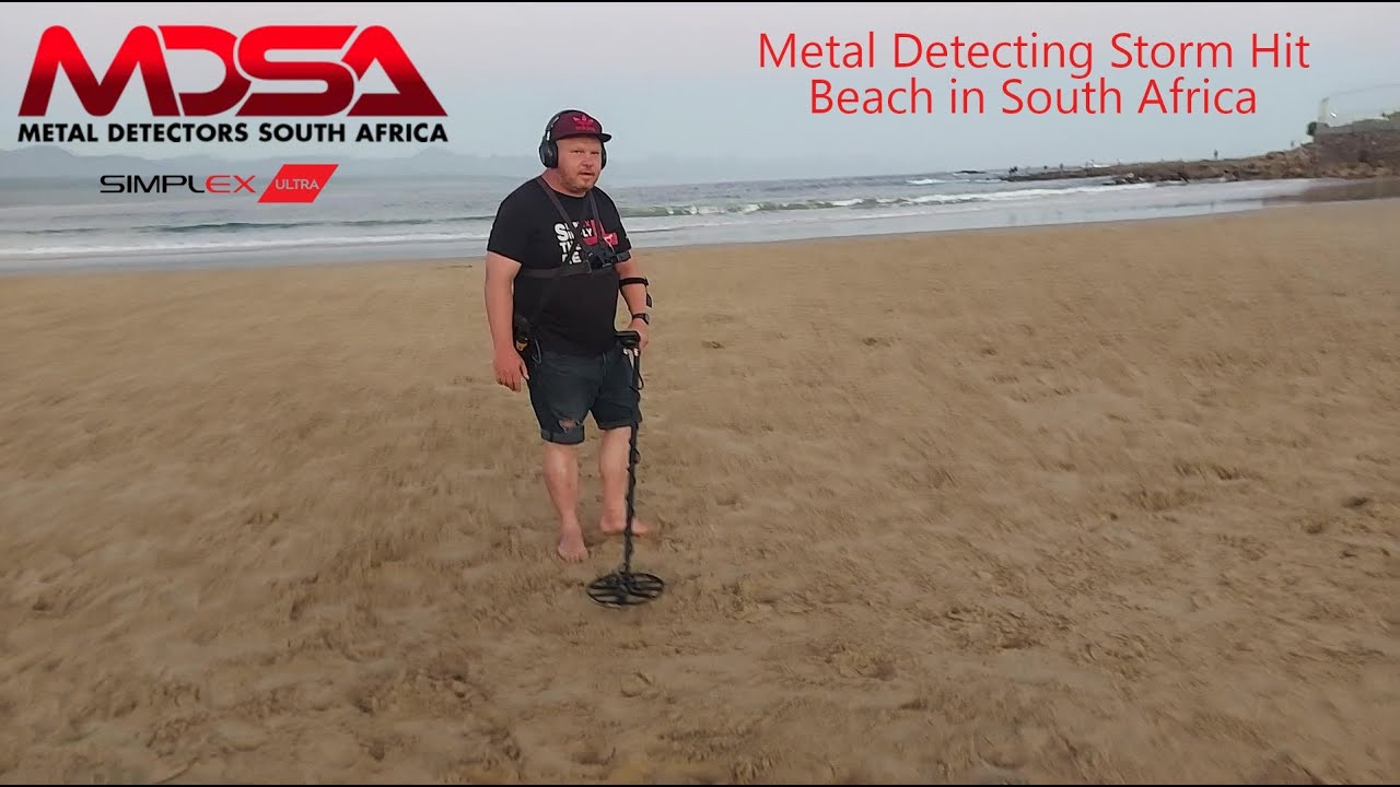 Metal Detecting South African Beach After a storm