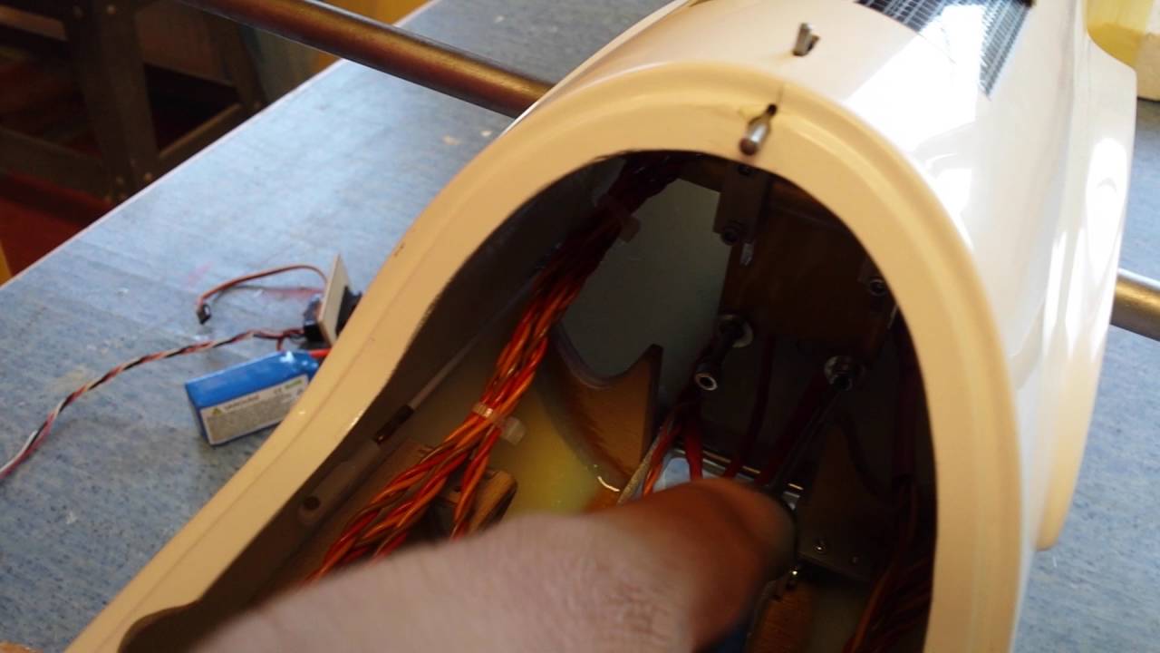 Demontáž SH-Systému z modelu Ventus 2cxM