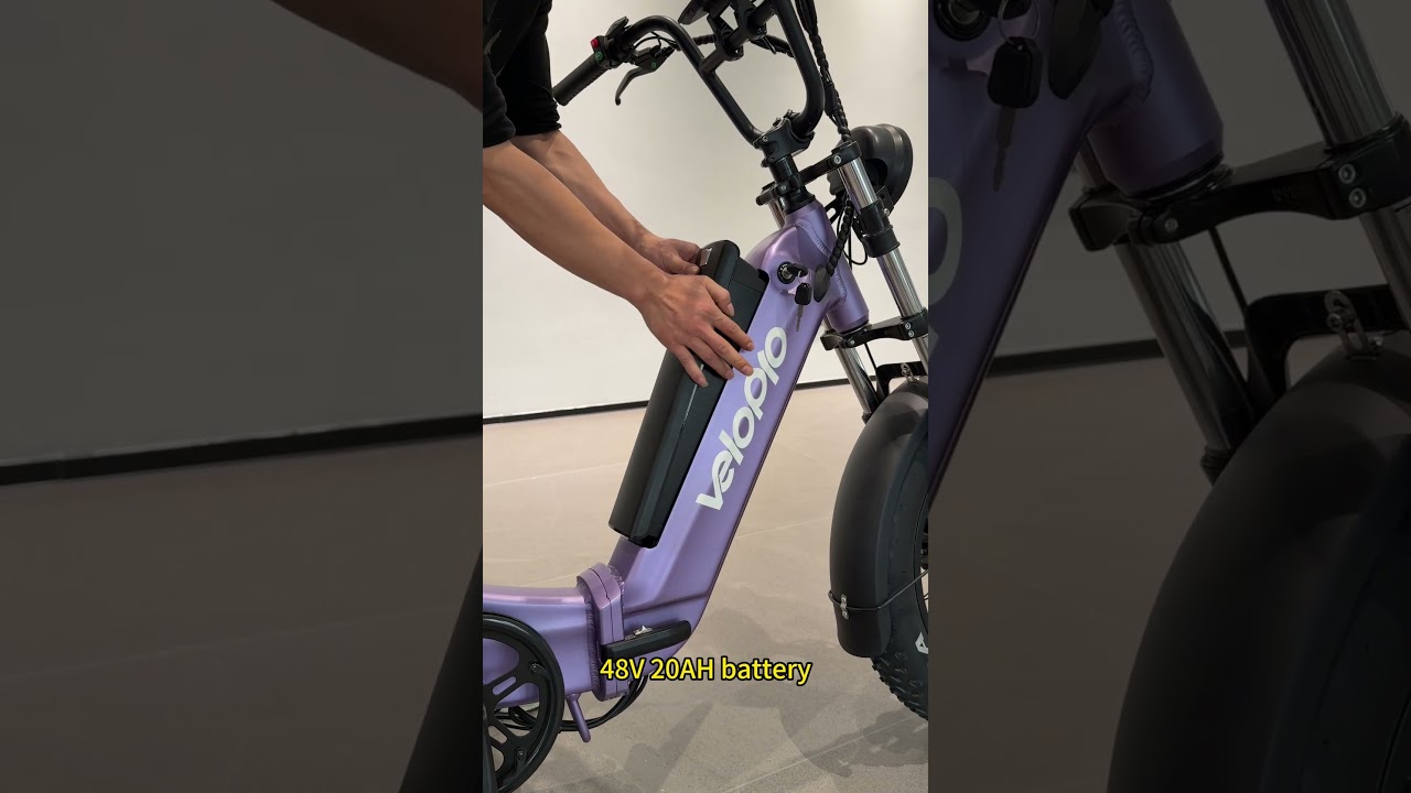 Ride Bold, Ride Smooth—Your Purple Fat-Tire Adventure E-Bike 🟣🚲