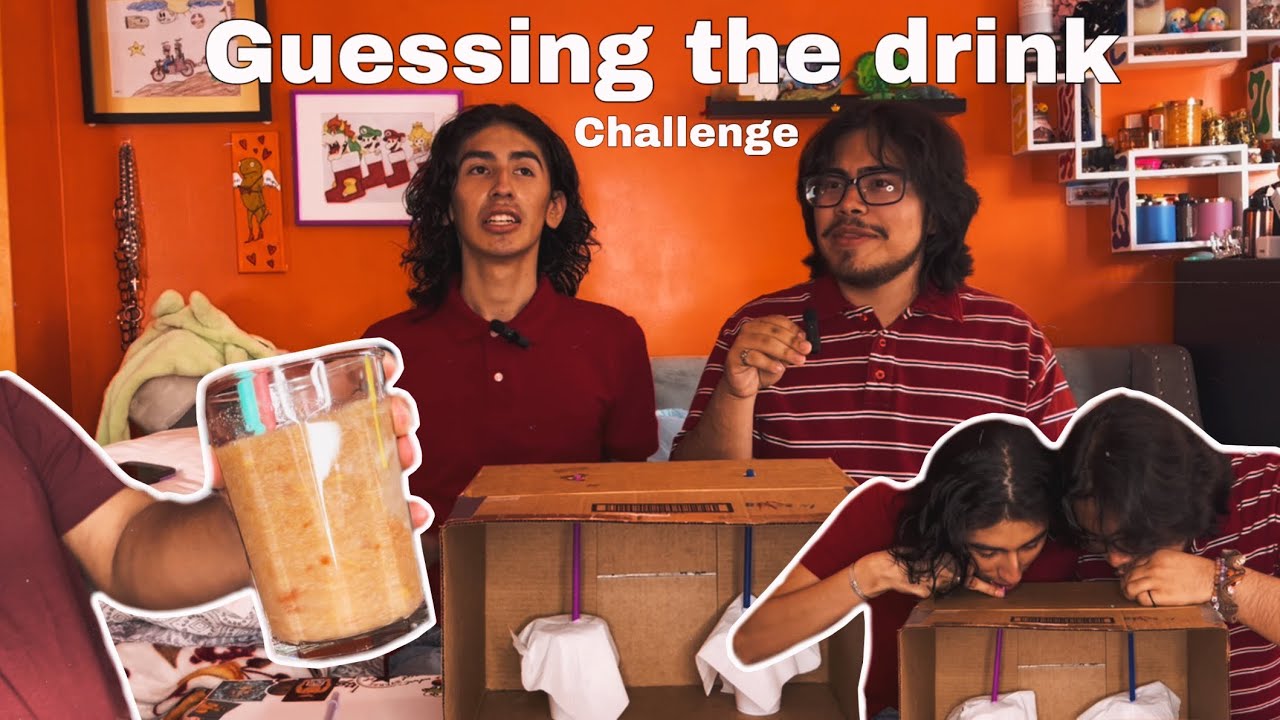 Guessing The Drink Challenge!!!! ft. Mauricio