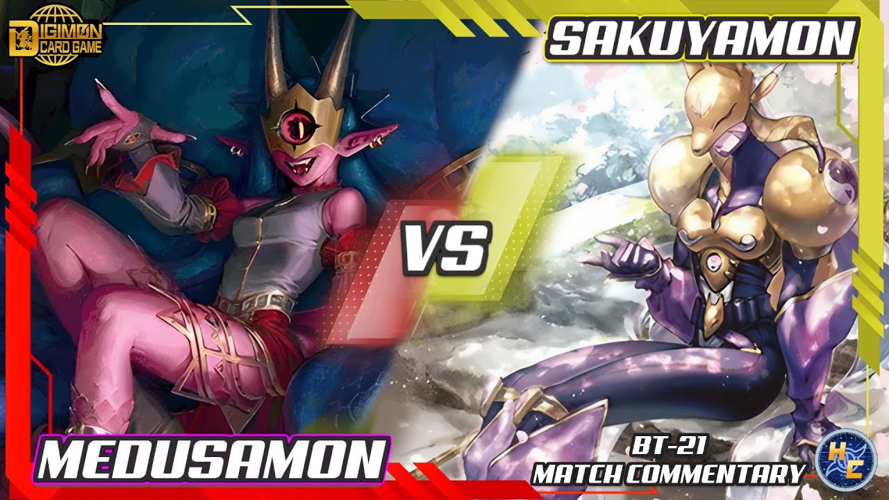 Medusamon vs Sakuyamon - BT-21 Match Commentary