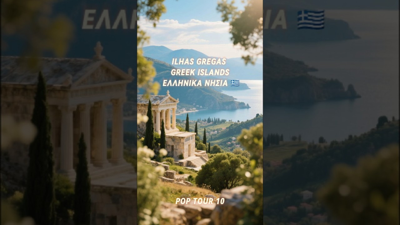 ILHAS GREGAS | GREEK ISLANDS | ΕΛΛΗΝΙΚΑ ΝΗΣΙΑ |  🇬🇷✨ | POP TOUR 10