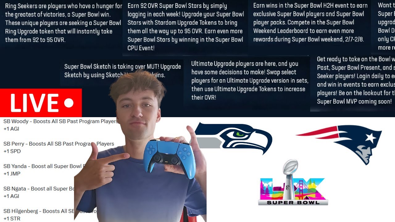 MUT 26 SUPER BOWL PROMO LEAKS! PLAYOFFS 3.5 LIVE + MARKET UPDATES WITH H2H EVENT GRIND vs SWEATS...