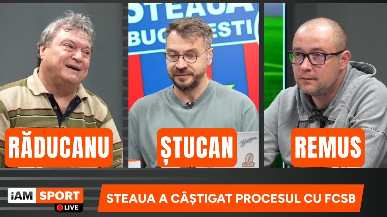 iAMsport LIVE - 5 Noiembrie | Steaua a c&acirc;știgat procesul cu FCSB. Comentăm cu Remus și Răducanu