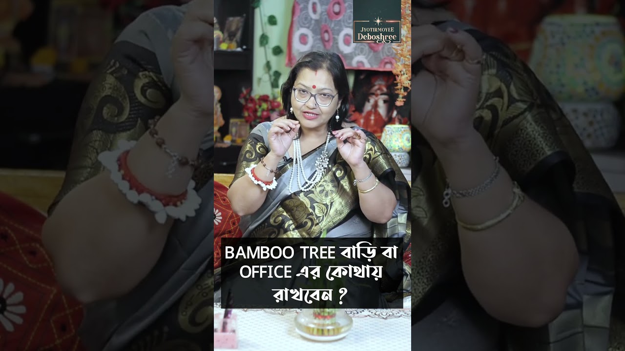 BAMBOO TREE বাড়ি বা  OFFICE এর কোথায় রাখবেন I Astrologer Jyotirmoyee Deboshree