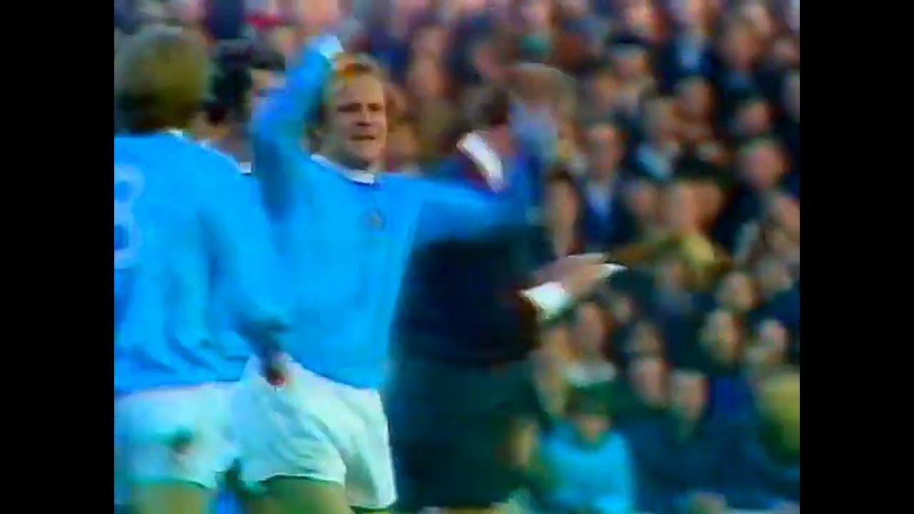 FRANCIS LEE MOCKERY OF GEORGE BEST WAS BANG OUT OF ORDER - MANCHESTER CITY V MANCHESTER UNITED 1971
